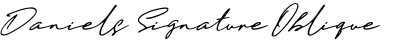 Daniels Signature Oblique